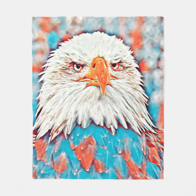 AnimalMix_Bird_024 Fleece Blanket (Front)