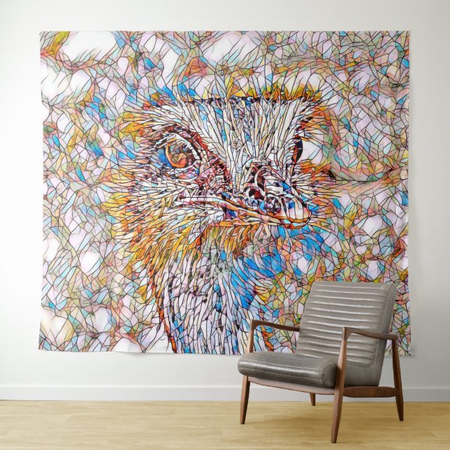AnimalMix_Bird_042 Tapestry (In Situ (Horizontal))
