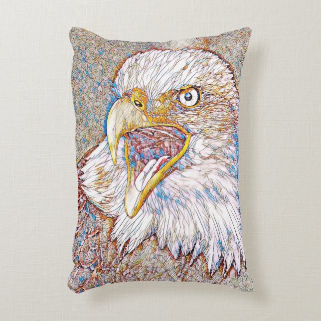 AnimalMix_Bird_043 Decorative Cushion (Front(Vertical))