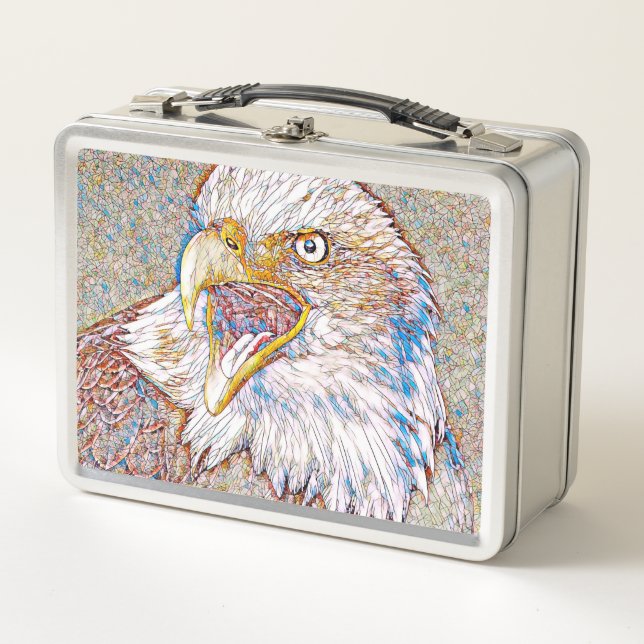 AnimalMix_Bird_043 Metal Lunch Box (Front)