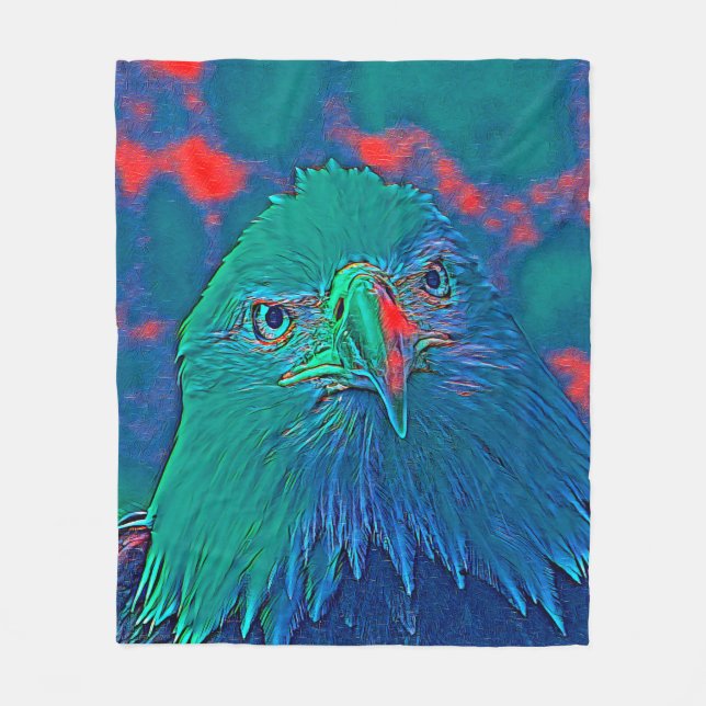 AnimalMix_Bird_048 Fleece Blanket (Front)
