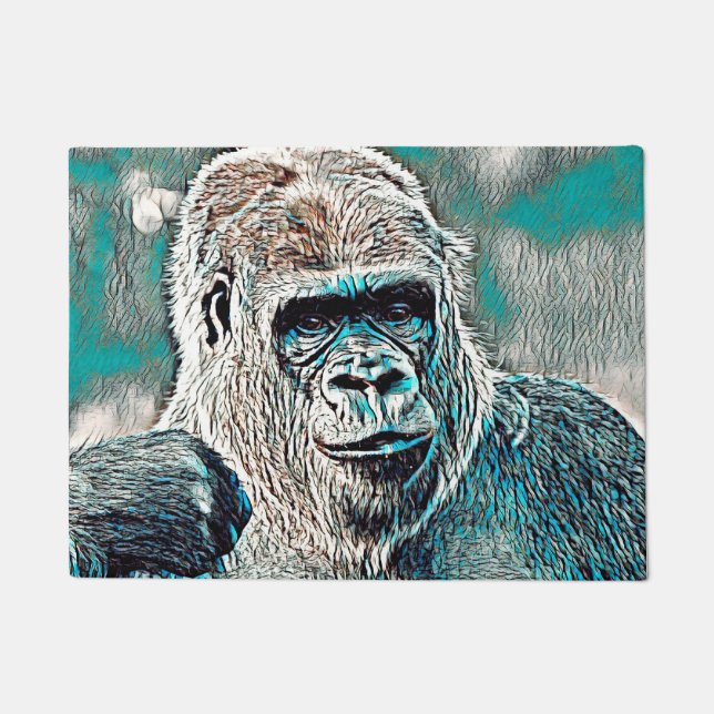 AnimalMix_Gorilla_008 Doormat (Front)