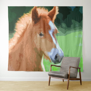 AnimalMix_Horse_013 Tapestry