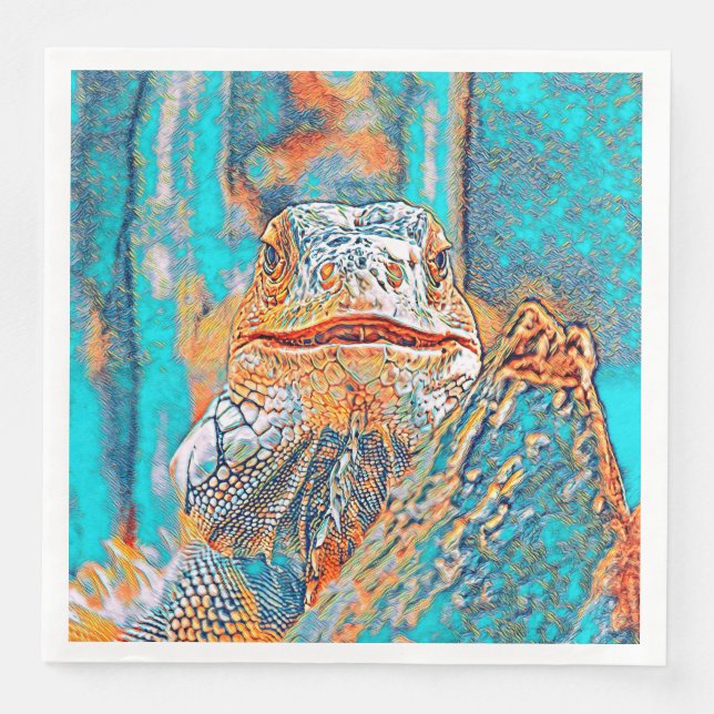 AnimalMix_Iguana_005 Napkin (Front)