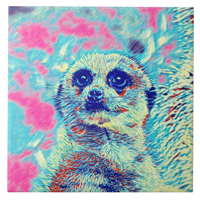 AnimalMix_Meerkat_008 Tile (Front)