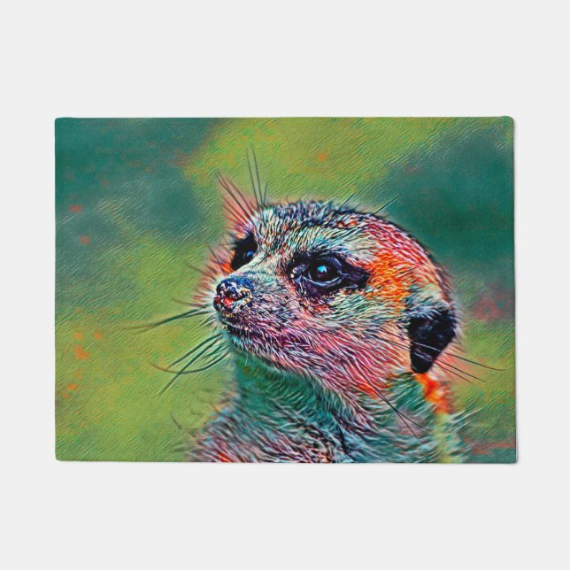 AnimalMix_Meerkat_009 Doormat (Front)