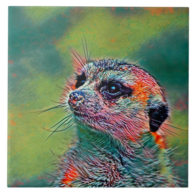 AnimalMix_Meerkat_009 Tile (Front)