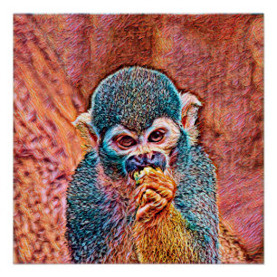 AnimalMix_Monkey_001_by_JAMColors Poster