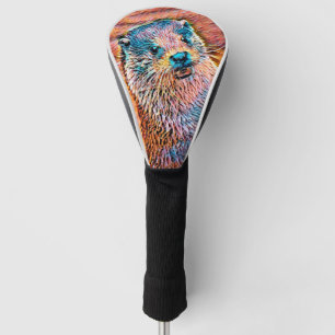 AnimalMix_Otter_002 Golf Head Cover
