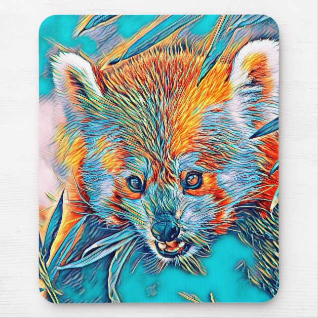 AnimalMix_RedPanda_001 Mouse Pad (Front)