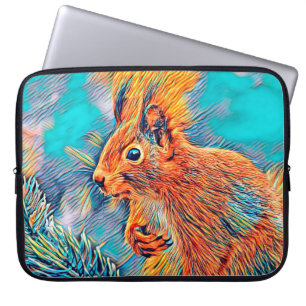 AnimalMix_Squirrel_001_by_JAMColors Laptop Sleeve
