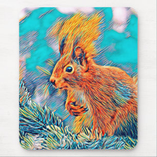 AnimalMix_Squirrel_001 Mouse Pad
