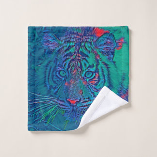 AnimalMix_Tiger_043 Wash Cloth