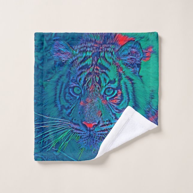 AnimalMix_Tiger_043 Wash Cloth (Wash Cloth)