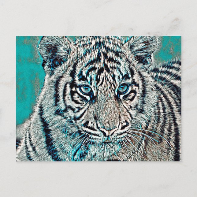 AnimalMix_Tiger_046 Postcard (Front)