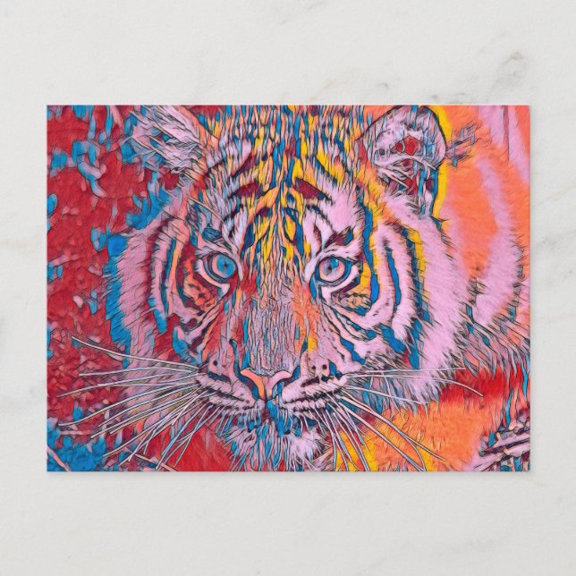 AnimalMix_Tiger_054 Postcard (Front)