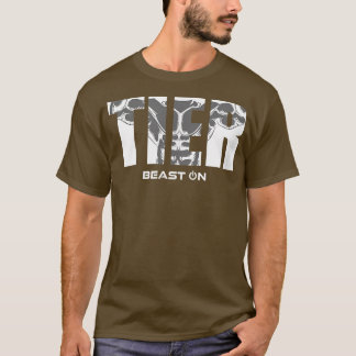 AnimalMuscles Beast OnGym Motivation Fitness Sayin T-Shirt