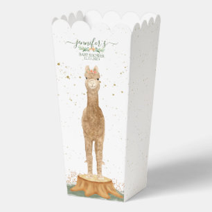 Animals Alpaca Baby Cute Shower Favour Box