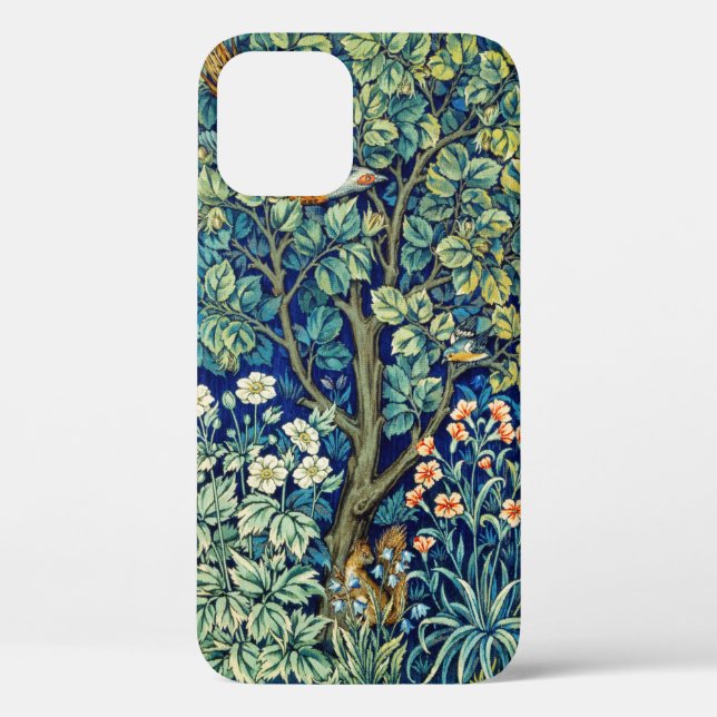 Animals and Flowers, Forest, William Morris Case-Mate iPhone Case (Back)