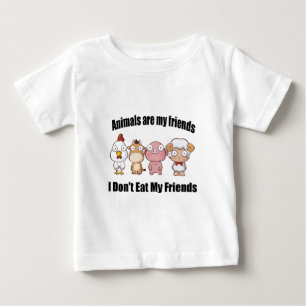 Animals are my friends baby T-Shirt