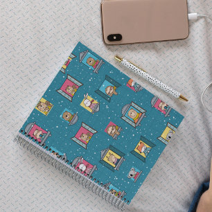 Animals At The Window  Notebook