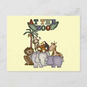 Animals at the Zoo Tshirts and Gifts Postcard