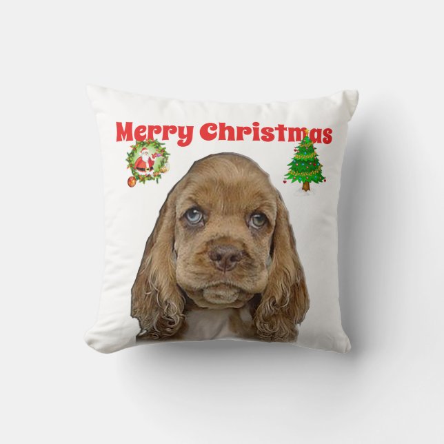 Animals Christmas Cushion (Front)