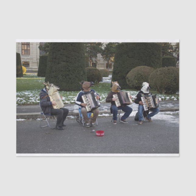 Animal's Concert Tissue Paper (Front)