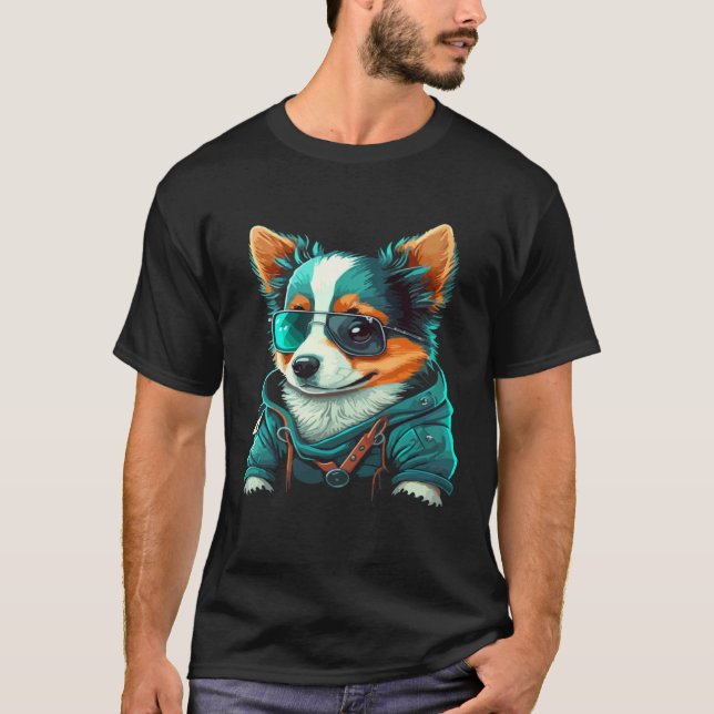 Animals Dog Cat Owl Fox Cute  2 T-Shirt (Front)
