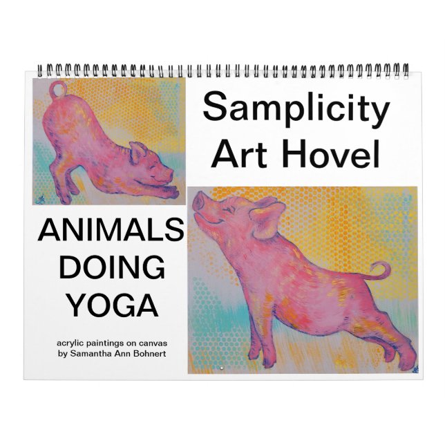 Animals Doing Yoga Calendar (Cover)