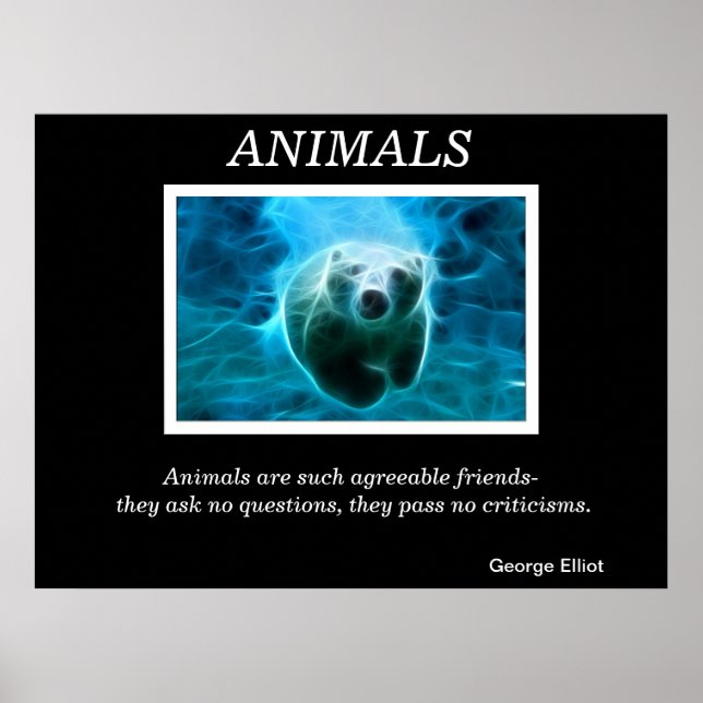 ANIMALS: Electric Bear's Luminescence Poster (Front)