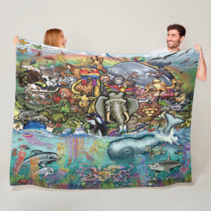Animals Fleece Blanket