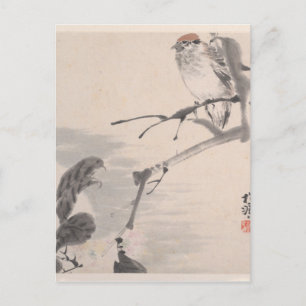 Animals, Flowers and Birds - Ren Yi Postcard