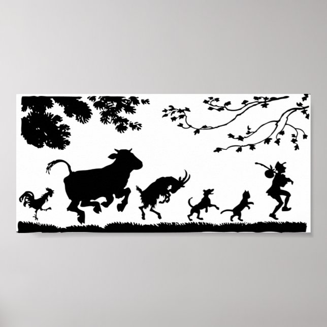 Animals Follow The Leader Poster (Front)