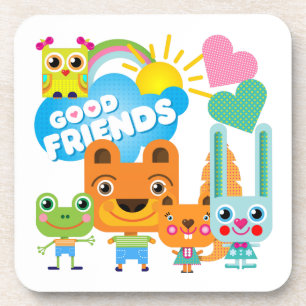 Animals Good Friends Coaster