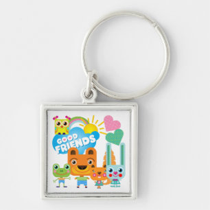 Animals Good Friends Key Ring
