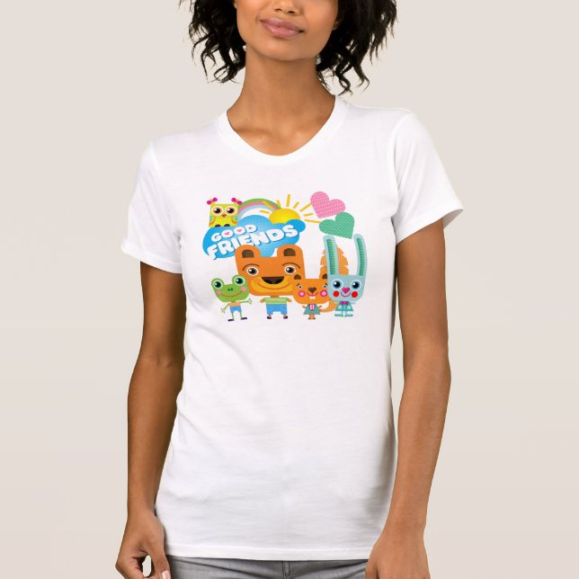 Animals Good Friends T-Shirt (Front)