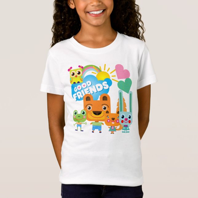 Animals Good Friends T-Shirt (Front)