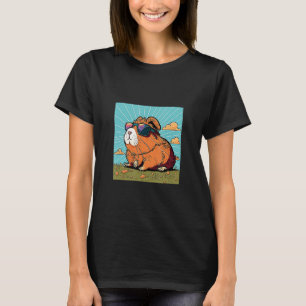 Animals Graphic Guinea Pig Wearing Sunglasses 1 T-Shirt