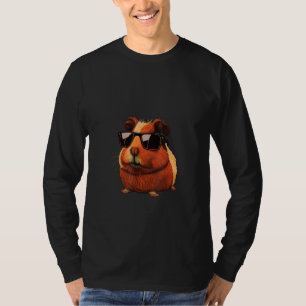 Animals Graphic  Guinea Pig Wearing Sunglasses 3 T-Shirt