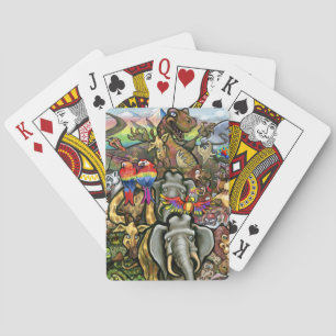 Animals Great & Small Playing Cards