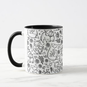 Animals Hug Love Mug