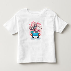 Animals in a car No 3  Toddler T-Shirt