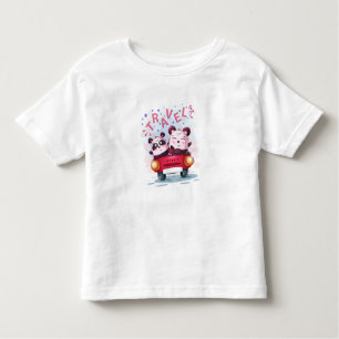 Animals in a car No 6 Toddler T-Shirt