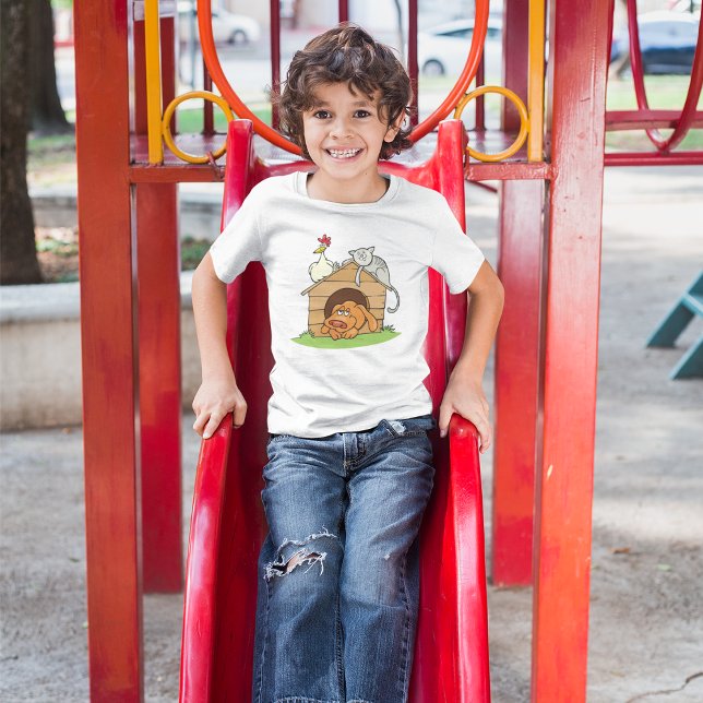 Animals In A Doghouse T-Shirt (Creator Uploaded)