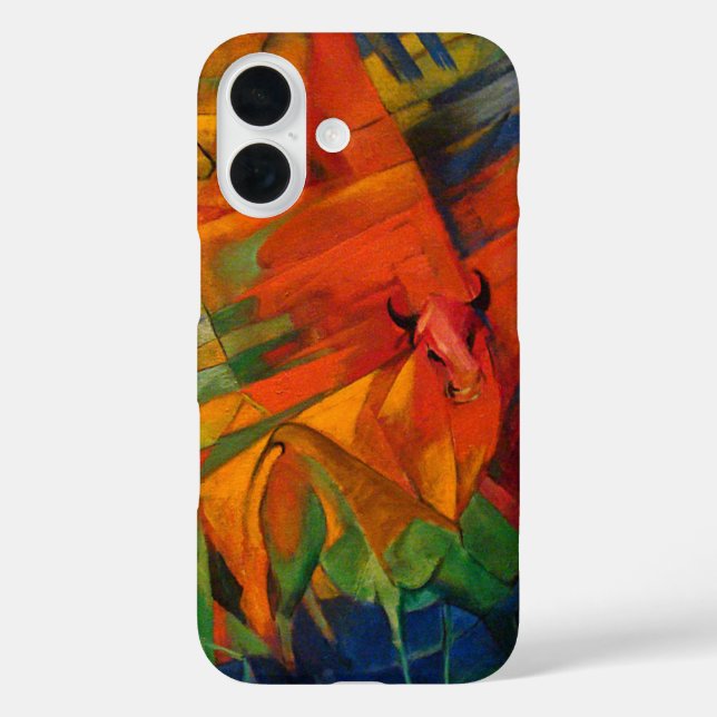 Animals in a Landscape by Franz Marc Case-Mate iPhone Case (Back)
