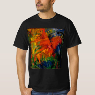Animals in a Landscape by Franz Marc T-Shirt
