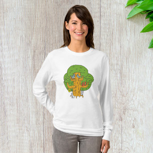 Animals In A Tree Womens Long-Sleeve T-Shirt