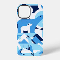 Animals in Arctical, Polar - abstract pattern, sea