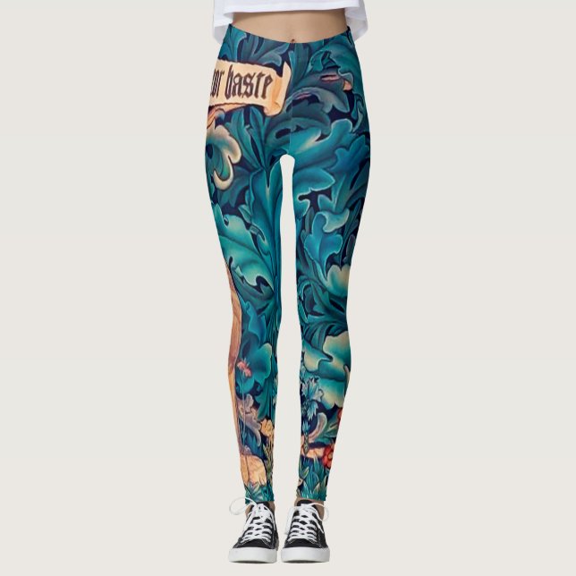 Animals in The Forest, William Morris Leggings (Front)